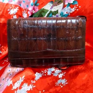 Genuine EEL Skin Clutch